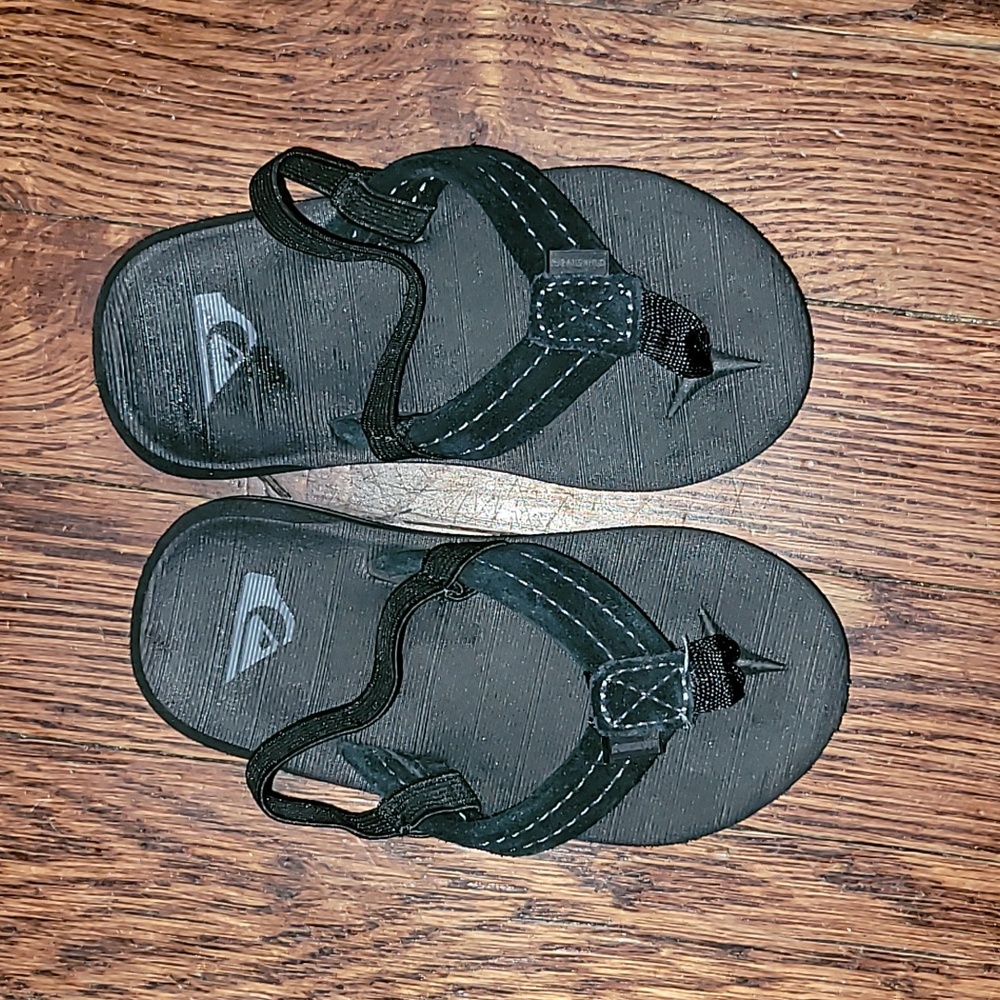 Toddler Quick Silver Black Sandals